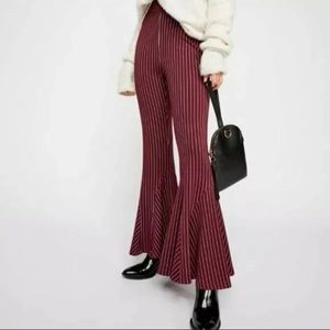 FREE PEOPLE Women'sMari Ponte Pinstripe Pants